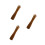 3Pcs Light Brown Wood Pepper Manual Adjustable Thickness Grinder 7
