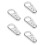 5Pièces Pinces De Aluminium Montage Cadre Argent Polyvalent 5