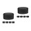 10Pièces Mini PU Noir Pour Remontoir Et Display 5