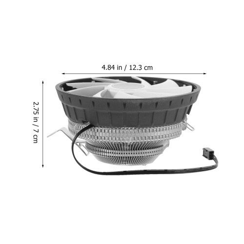 3Pièces Ventilateurs Pièce Silencieux Refroidissement Efficace 1