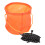 5Pièces Seau Portable Orange Eva Avec Design Pliable 1