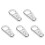 5Pièces Pinces De Aluminium Montage Cadre Argent Polyvalent 6