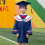 Gradué Robe Chapeau Certificat 2