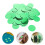 500Pièces Sequins Ronds Vert PVC Pour Décorations Artisanat 8