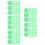 500Pièces Sequins Ronds Vert PVC Pour Décorations Artisanat 5