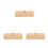 3Pièces Boîte À Râper En Bois Beige Trimming Outil Multifonction 4