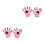 2Paires Animation Rose Hiver 6