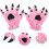 2Paires Animation Rose Hiver 11