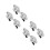 8Pièces Support Guide Rail Aluminium Résistant Pour Mouvement Linéaire 4