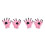 2Paires Animation Rose Hiver 7