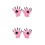 2Paires Animation Rose Hiver 8