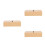 3Pièces Boîte À Râper En Bois Beige Trimming Outil Multifonction 6