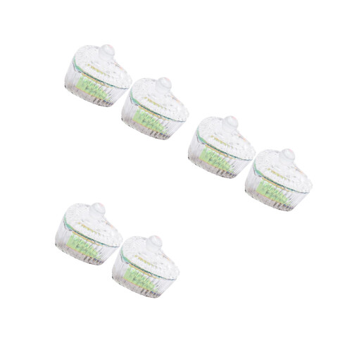6Pièces Mini Coupes En Transparentes Pour Nail Art 1