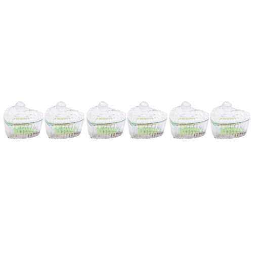 6Pièces Mini Coupes En Transparentes Pour Nail Art 2
