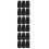 18Pièces Pointes Randonnée PVC Noir Pour Bâtons Cannes 5