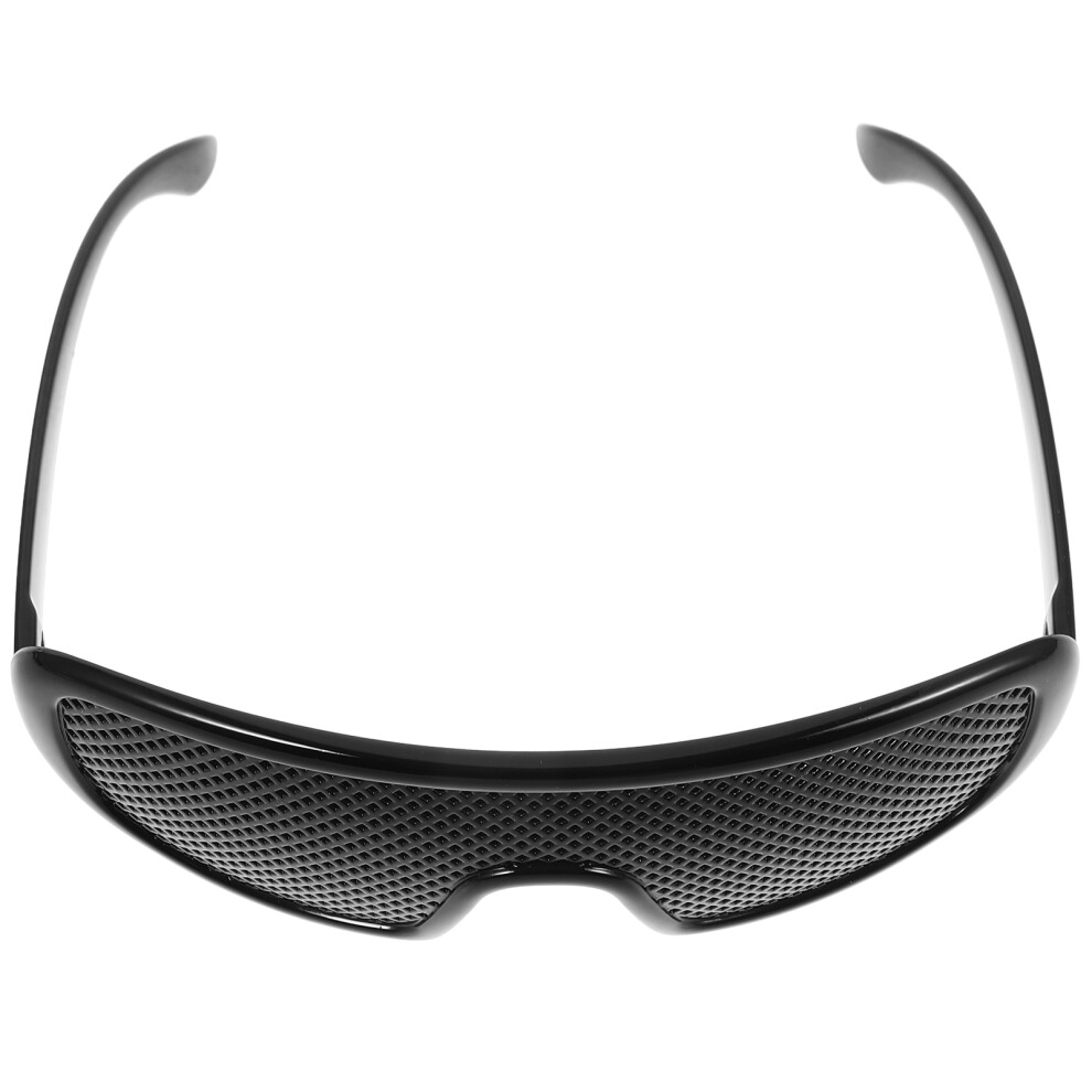 Iplusmile 4Pcs Portable Black Eyeglasses Plastic Glasses For Eye Strain