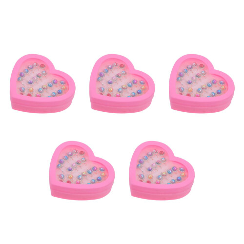 5Ensembles Enfant Perles Ajustables Décoratives Boîte 1