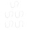 5Pcs Durable Plastic Doll Skeleton Frame Movable Joint for Doll Making 9