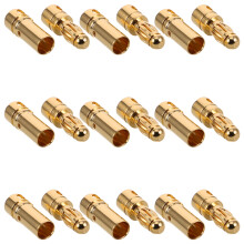 80PiĂšces Connecteurs Banane Or Pour CĂąbles Haut-Parleur Batterie Rc