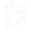 5Pcs Durable Plastic Doll Skeleton Frame Movable Joint for Doll Making 4