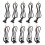 5Ensembles Lampes Eagle Eye LED Noires Étanches Pour Voiture Durable 1