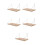 5Pièces Étagères Flottantes En Bois Khaki - Design 4