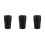 3Pièces Cendrier Pbt+abs Noir Pour Auto Et Maison Anti Odeur 7
