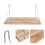 5Pièces Étagères Flottantes En Bois Khaki - Design 11
