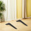 4Pièces Pieds De TV Noir ABS Base Ajustable Pour Maison 11