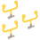 3Pièces Station Rinçage Yeux ABS Double Buse Pratique Mobile 8