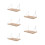 5Pièces Étagères Flottantes En Bois Khaki - Design 5