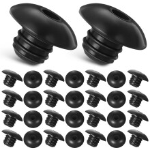 360St Pegboard Hook Stopers Zwart Herbruikbaar En Stevig Materiaal