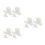 12Pièces Mini Figurines Escargot En Résine Blanche Pour DIY 10