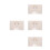 4Pièces Étui De Rangement Lentilles Beige Avec Compartiments Multiples 7