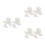 12Pièces Mini Figurines Escargot En Résine Blanche Pour DIY 7