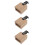 3Pièces En Bois Avec Khaki Pour Batterie Percussion 8