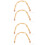 4Pcs Durable Bamboo Teapot Handles Beige Kettle Grip Replacement Kit 7