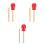 3Sets Rood Percussieklappers Voor Kids Muzikale Training 9