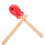 3Sets Rood Percussieklappers Voor Kids Muzikale Training 2