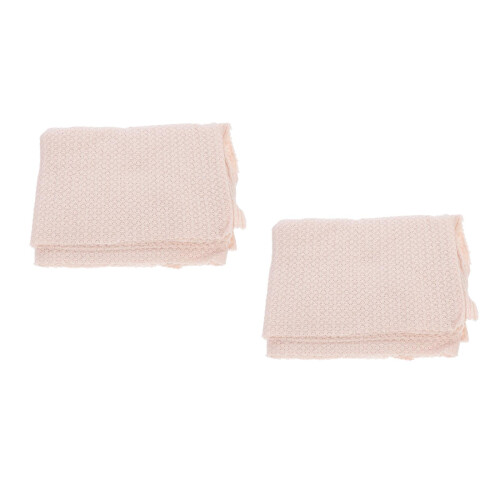 2Pièces Couverture Newborn En Polyester Beige Pour Photo 2