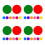 4Ensembles Points Colorés PVC Auto-Adhésifs Pour Marquage Sol Scolaire 5