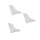 6Pcs Transparent Acrylic Tub Splash Guards with Easy Installation 10