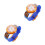 2Pièces Quartz Cartoon Durable Confortable 9