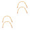 4Pcs Durable Bamboo Teapot Handles Beige Kettle Grip Replacement Kit 5