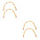 4Pcs Durable Bamboo Teapot Handles Beige Kettle Grip Replacement Kit 8