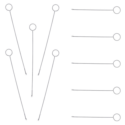 40Pcs Durable Stainless Steel Needle Hook Threader for DIY Sewing 2