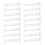 60Pcs Clear Plastic Valance Clips Hidden Blind Clips for Window Shades 1