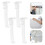 60Pcs Clear Plastic Valance Clips Hidden Blind Clips for Window Shades 11