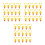60Pcs Yellow Automatic Chicken Water Feeder Durable Poultry Drinker 6