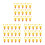 60Pcs Yellow Automatic Chicken Water Feeder Durable Poultry Drinker 5